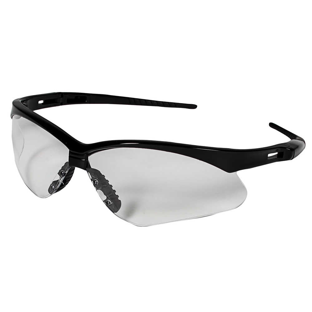 Jackson Nemesis Safety Glasses – Black Frame With Blue Mirror Lens (14481)